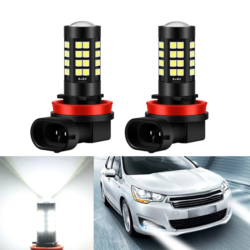 2x Супер Белый H8 H11 CREE чип 3030 44LED Противотуманные фары для mazda 3 5 6 xc CX 7 axela