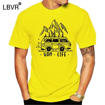 

PhShirts Van Life Ladies Camping T-Shirt Male Designing T Shirt top tee