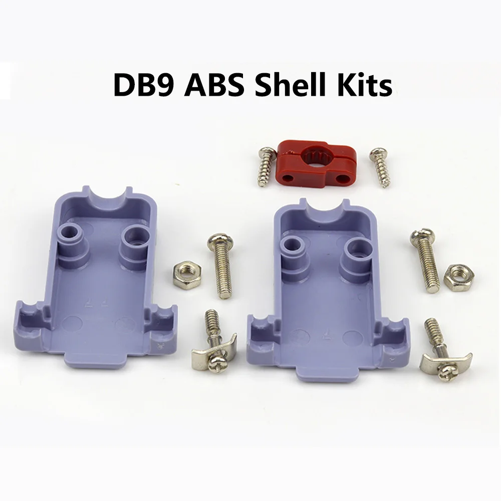 Пластиковый корпус для DB9 Male Female RS232 9-контактные разъемы последовательного порта