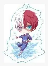 Мой герой academic фигурка игрушка акриловый брелок мидория изуку Bakugou катсуки Todoroki Shoto симпатичный брелок для мальчиков - Цвет: C1