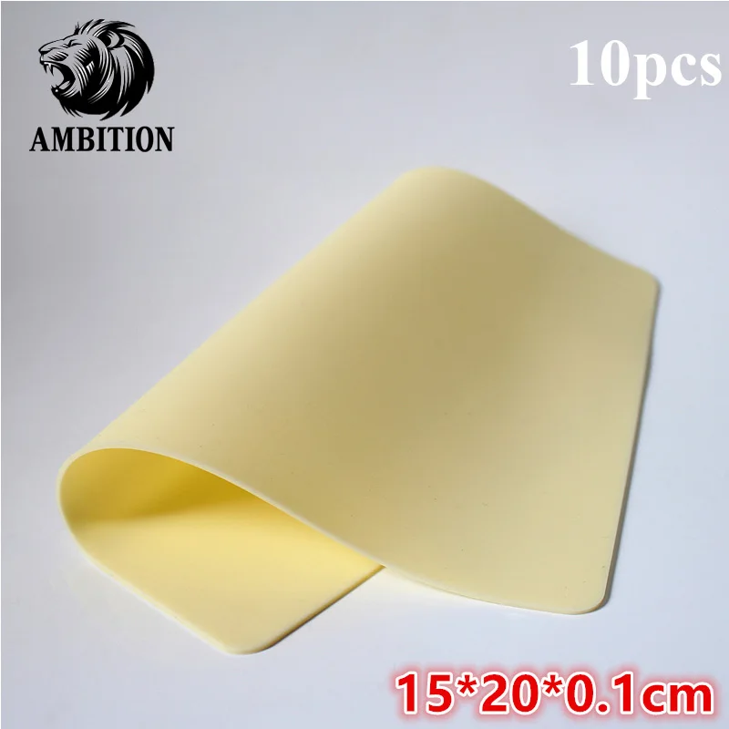 

10 pcs Permanent Makeup Eyebrow Lips Blank Tattoo Practice Skin Sheet for Needle Machine Supply Kit