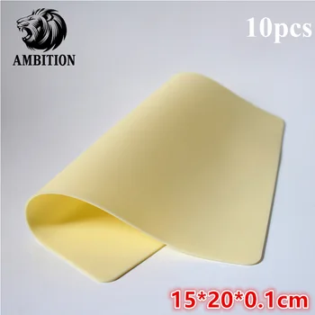 

10 pcs Permanent Makeup Eyebrow Lips Blank Tattoo Practice Skin Sheet for Needle Machine Supply Kit