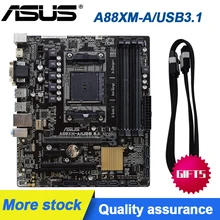 Para asus A88XM-A/usb 3.1 usado original pc placa-mãe soquete fm2 + fm2 ddr3 sata iii a88x kit placas-mãe desktop