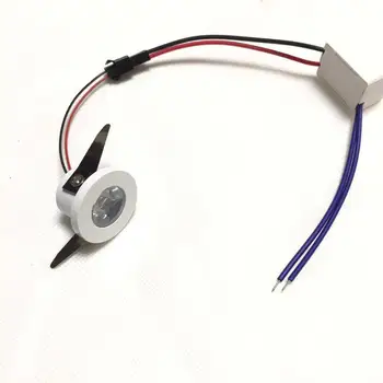 

20PC LED Mini Downlight Under Cabinet Spot Light 1W non Dimmable Down lights mini spot light 180lm 3 years warranty time