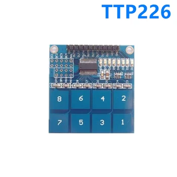 

New TTP226 8 Channel Digital Touch Sensor Module Capacitive Touch Switch diy electronics Module spot wholesale