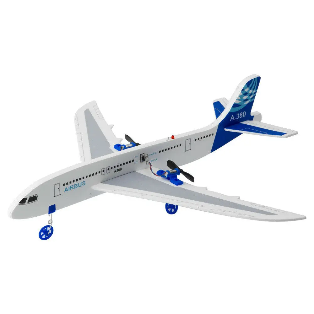 A380 2.5CH Remote Control EPP RC Airplane Glider DIY Aircraft Kids Gift Xmas 
