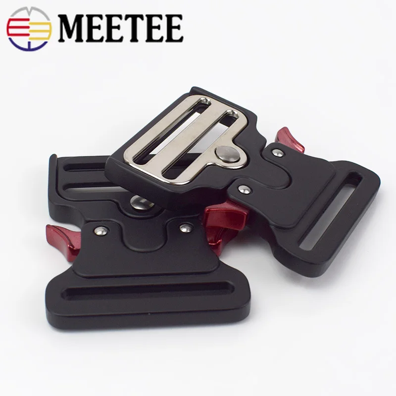 Meetee id50мм уплотненная металлическая пряжка для поясного ремня безопасные