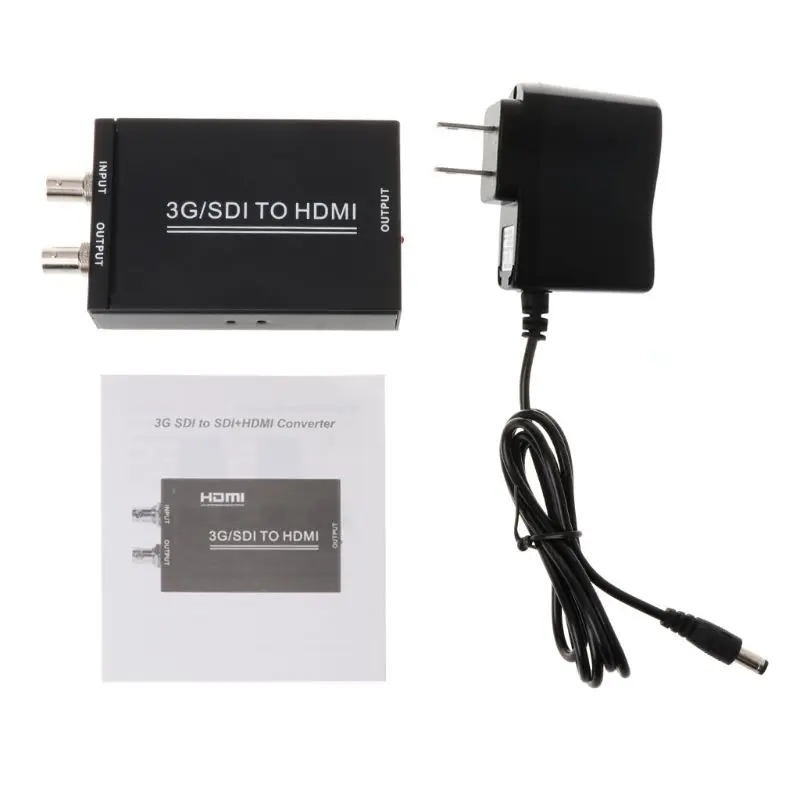 US Plug NK-M008 SDI в HDMI конвертер 3g SD HD SDI видео адаптер коммутатор разветвитель устройств D08A - Цвет: US Plug