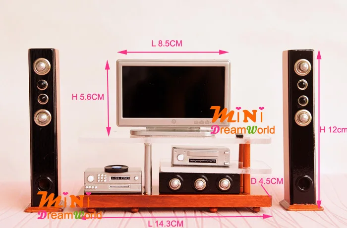

[1/12 Dollhouse Mini Furniture Accessories Model] Modern Model Sound Set