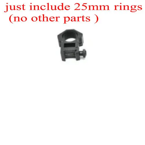 25mm-mount-rings DIY ночного видения прицел ЖК-монитор охотничья тропа камера ж/инфракрасный ИК фонарь для тактического ночного видения оптические прицелы - Цвет: 25mm-mount-rings