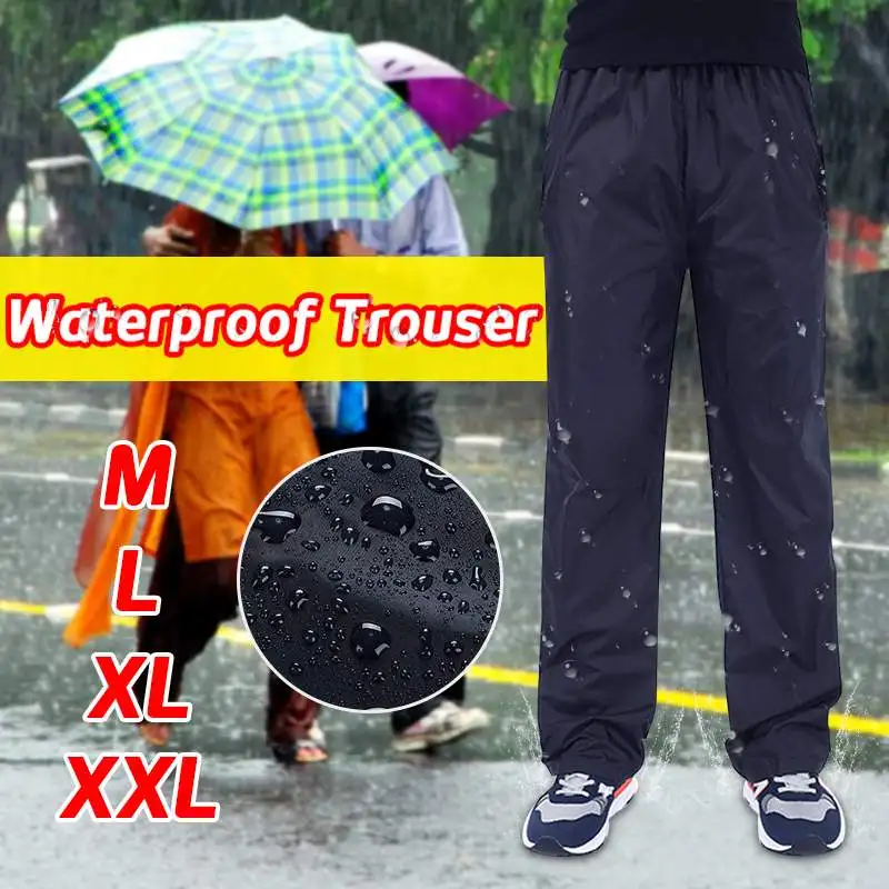 Непромокаемые непромокаемые брюки для женщин и мужчин, непромокаемые брюки для улицы, для мотоцикла, рыбалки, кемпинга, дождевики