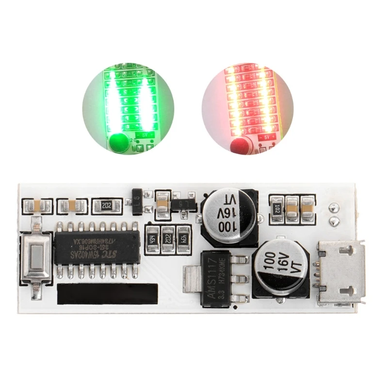 

USB Mini Music Spectrum Light 2x13 LED Board Voice Control Sensitivity Adjust Good Quality
