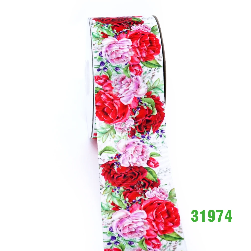 31974 50 ярдов мультфильм напечатанный grosgrain ленты 31930 - Цвет: 31974