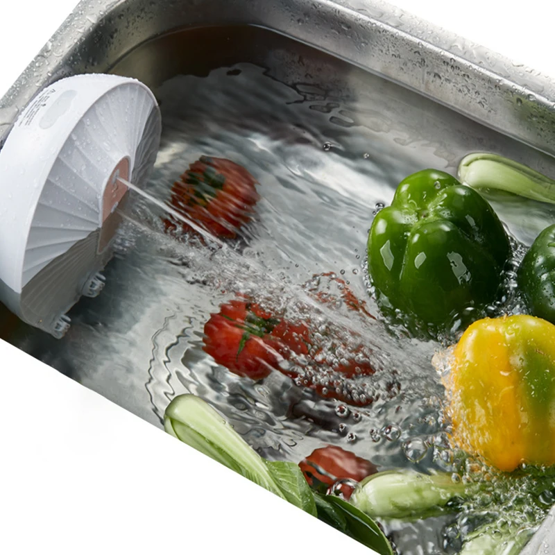 

Mini Kitchen Vegetable Cleaning Tool Durable Multi-function Ultrasonic Bubble Portable USB Charging Dish Washer Home Applicance
