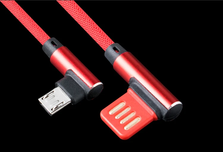 Ersuki USB кабель для мобильного телефона Micro usb type C кабель для зарядного устройства для iPhone кабель для быстрой зарядки Micro USB локоть шнур для зарядного устройства