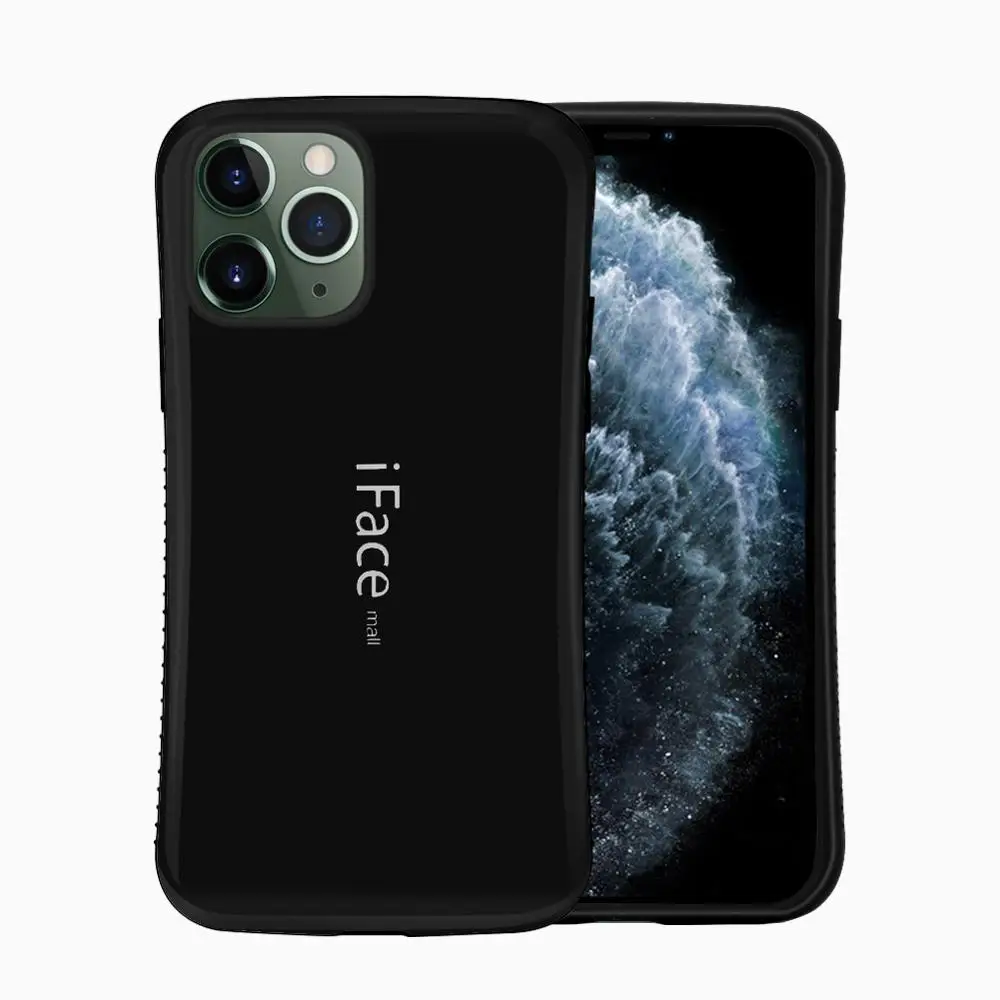 Черный YeeSite iFace Mall сверхпрочный чехол для iPhone 11 Pro Max ударопрочный задний Чехол жесткий защитный чехол для мобильного телефона - Цвет: Черный