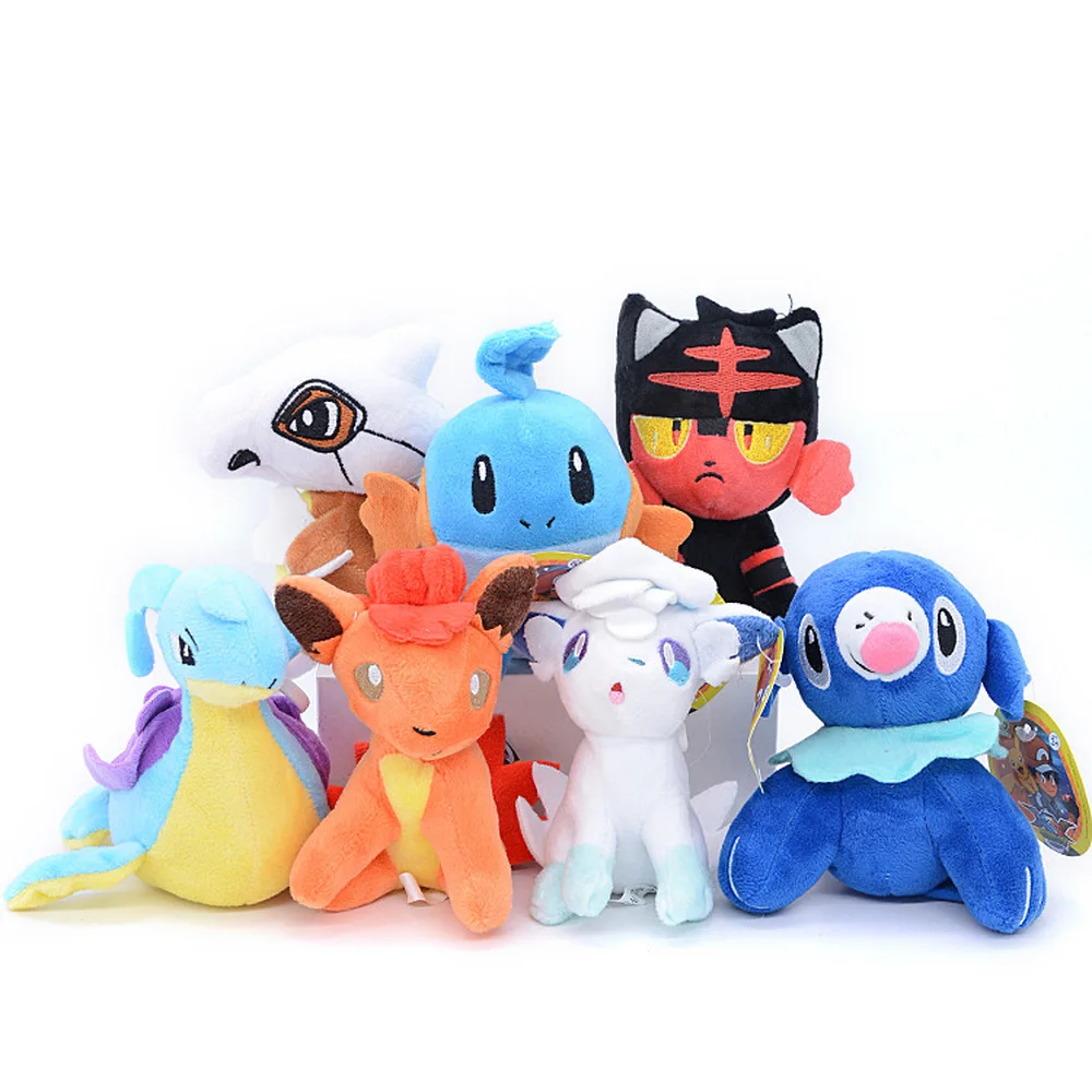 LoveCCD 11cm keychain plush Cubone Popplio Mudkip Stuffed toy Collection hobby doll Anime plush doll children's giftA14#43 LoveCCD 11cm keychain plush Cubone Popplio Mudkip Stuffed toy Collection hobby doll Anime plush doll children's giftA14#43