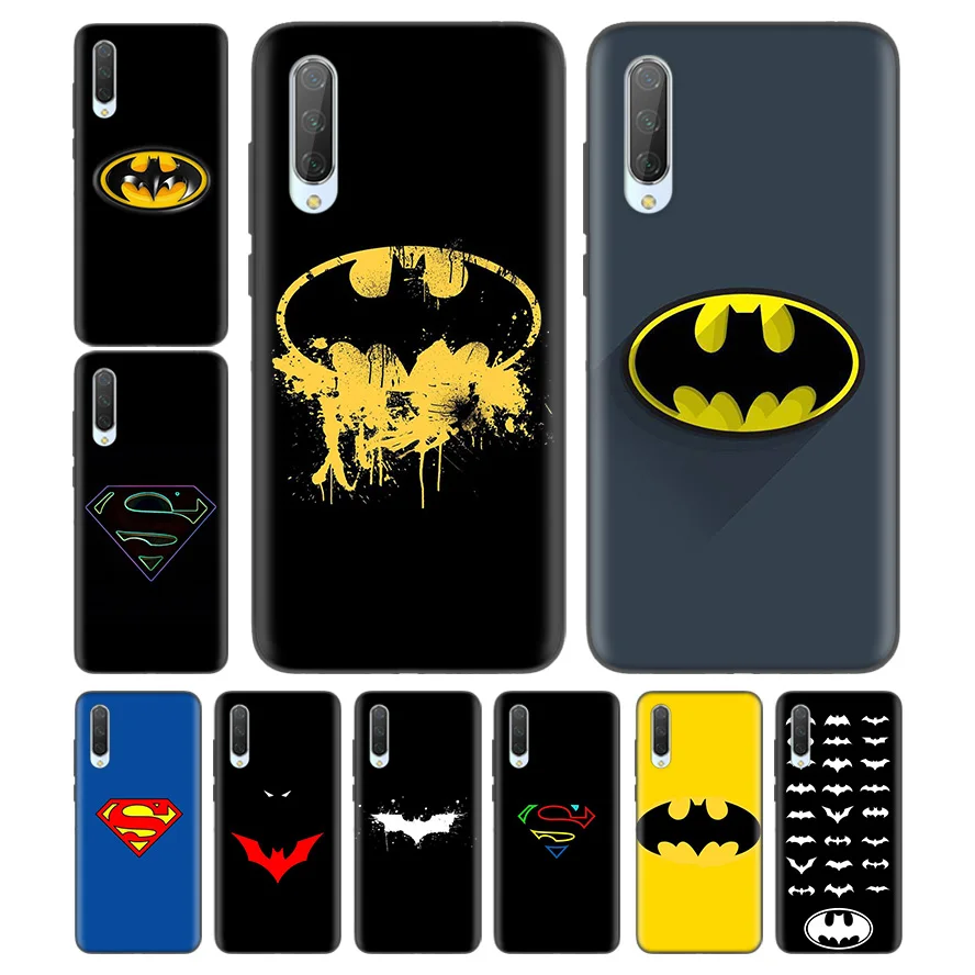 

Silicone Case For Xiaomi Redmi Note 7 7A 7S 6 6A 5 K20 Mi A1 A2 A3 8 9T CC9 CC9E GO Lite Pro F1 Cover DC Superhero Batman logo