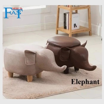 

Children chair animal chair handmade wooden stools whit plush cartoon free shipping for Russia