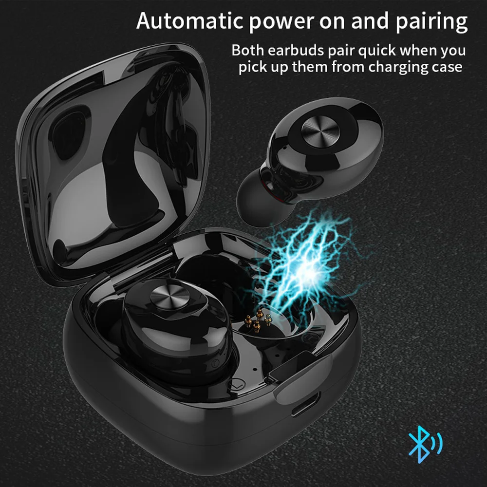 TWS Bluetooth 5,0 наушники мини беспроводные наушники спортивные стерео с микрофоном Bluetooth наушники мини беспроводные наушники
