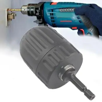 

1 Pcs Drill Chuck(included Hex Shank) Suitable For Power 1050w More Impact Drill