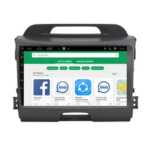 CHOGATH 1024*600 Android 9.0 car dvd for KIA sportage 2011 2012 2013 2014 2015 car pc head unit gps navigation 2din car stereo