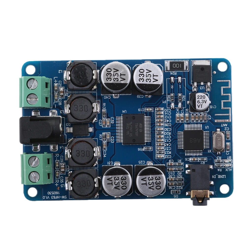 1 шт. беспроводной цифровой Bluetooth аудио приемник усилитель DIY плата TDA7492P |