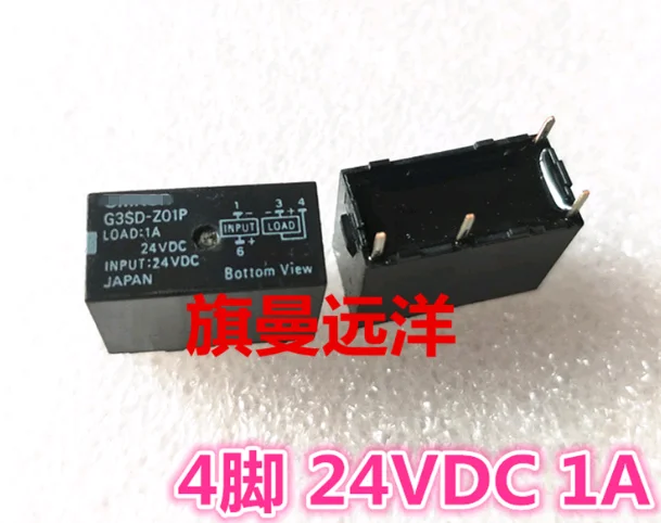 10/PCS LOT G3SD-Z01P-PD G3SD-Z01P DIP4 Solid state relay 24VDC new original