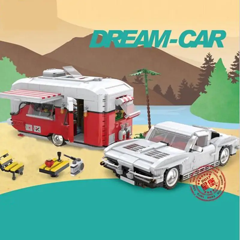 Новые творческие серии Xingbao 08003 2436 шт. набор Moc Camper детские развивающие строительные блоки кирпичи игрушки модель