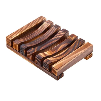 

Soap Holder Dish Bathroom Shower Storage Support Plate Stand Wood Box Natural Soap Dishes Support Dropshipping