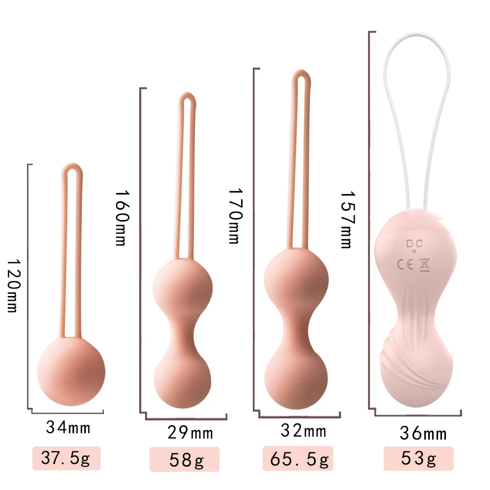 Kegel Balls Vibrator Set With Wireless Remote Control Egg_voghion.com