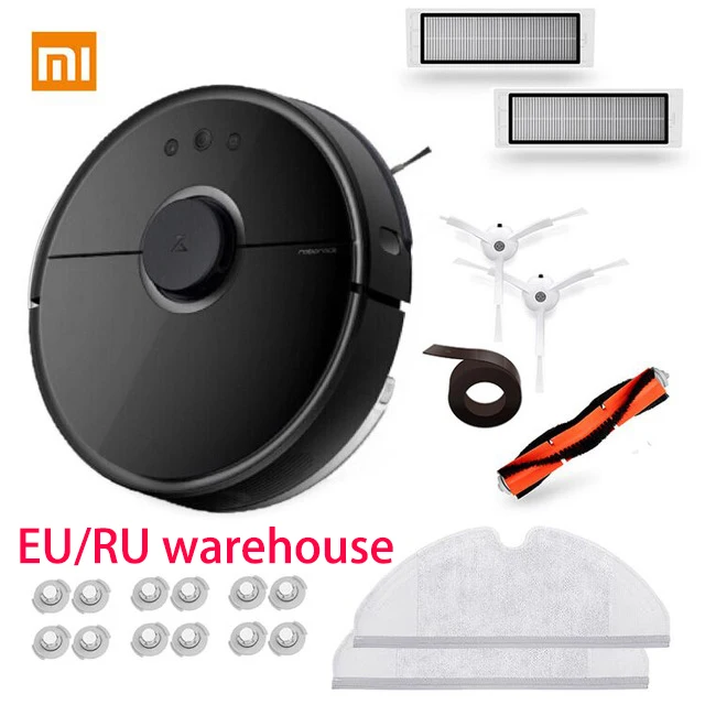 S55 P4 Xiaomi Roborock S50 S55 пылесос 2 робот приложение управление Умный планируемый подметания и влажной уборки Версия ЕС Быстрая - Цвет: S55 P4