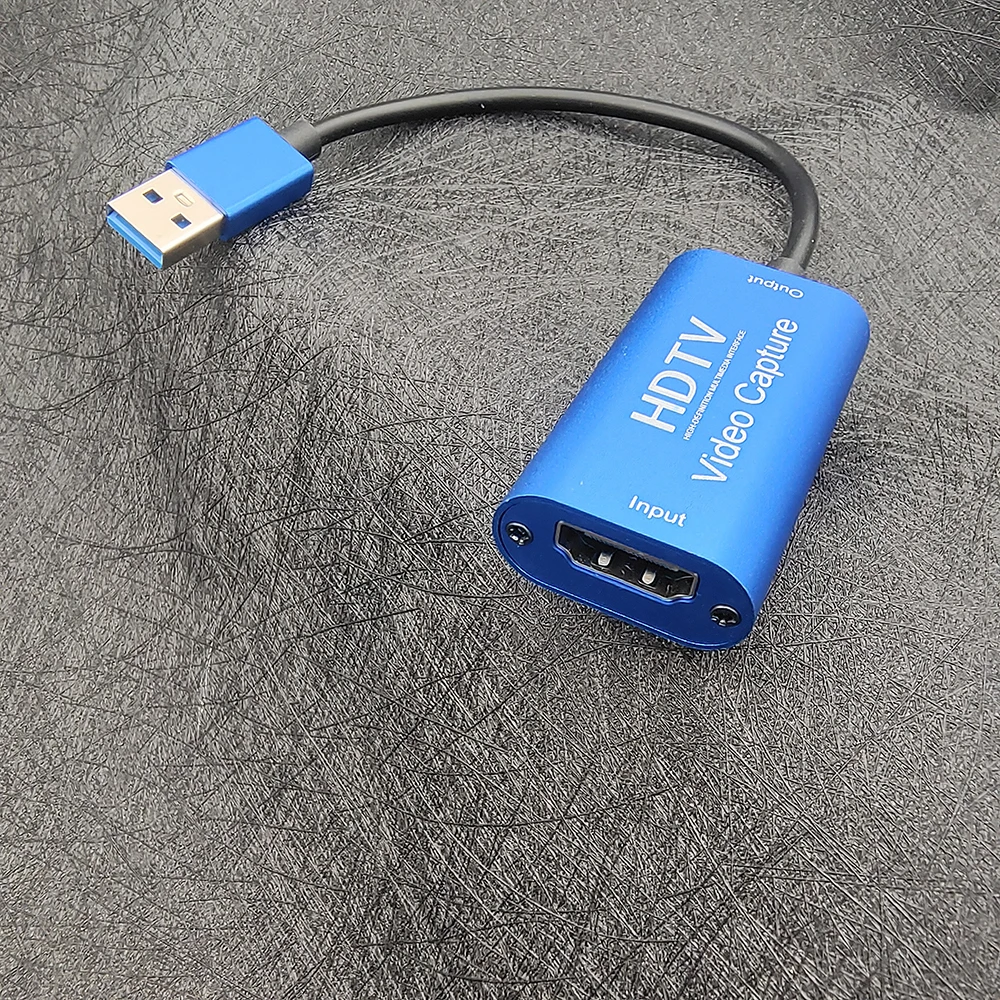 USB3.0 Video Capture Card 4K 1080P HDMI-Compatible to USB Video Game Grabber Record for PC Game Camera Recording Live Streaming video capture adapter
