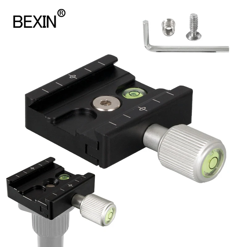 

BEXIN QR50 camera clamp adapter mount quick release clamp tripod ball head clamp For Arca Swiss tripod dslr camera tripod plate