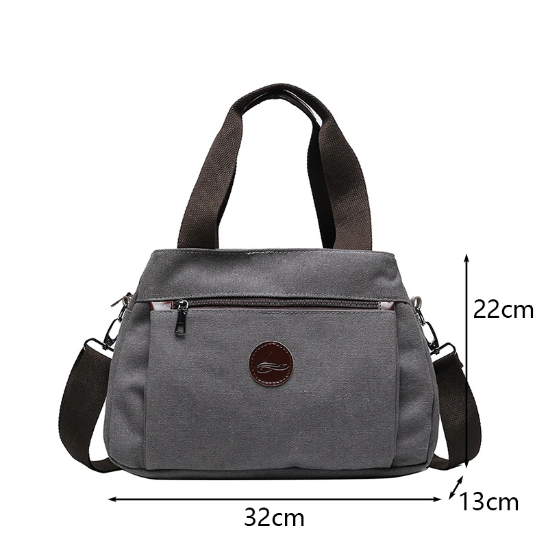 Women Casual Handbags Canvas Crossbody Bag for Woman Big Capacity Shoulder Tote Female Shopping Designer Messenger Bags bolso