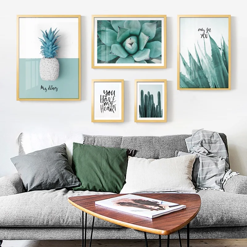 Green-Plant-Aloe-Cactus-Pineapple-Small-Fresh-Art-Painting-Living-Room-Sofa-Background-Wall-Hanging-Picture (5)