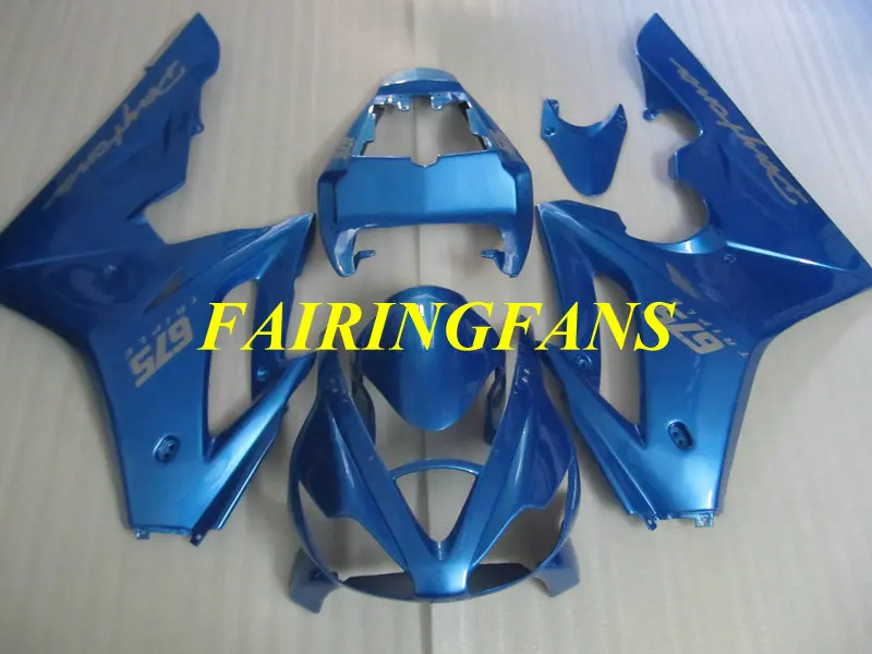Инъекции Обтекатели на кузов для Triumph Daytona 675 06 07 09 DAYTONA 675 2006 2007 2008 ABS голубой обтекатель комплект боди+ подарки DW09