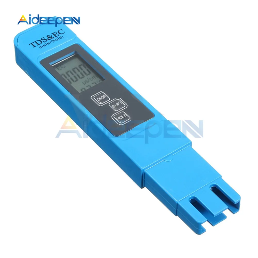 Цифровой измеритель PH 0,00-14,0 PH тестер+ TDS& EC TDS-3 термометр 0-9999us/см 0-9999ppm 0,1-80,0 градусов 3 в 1 монитор воды