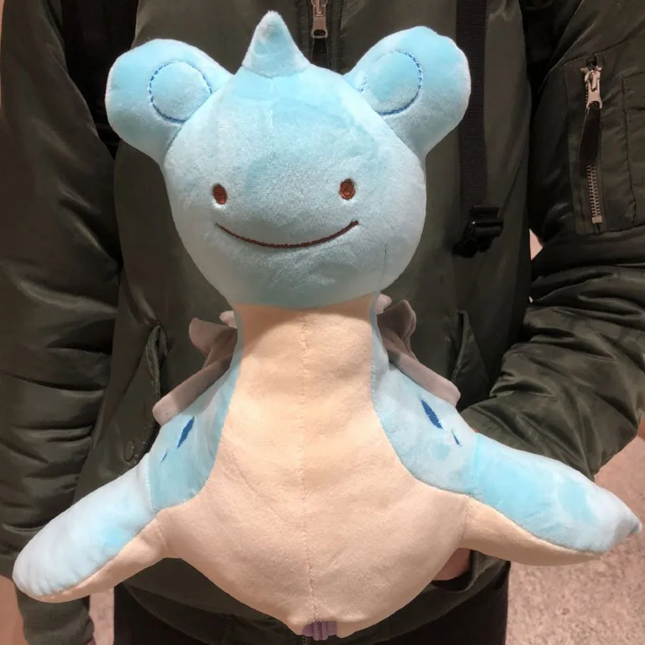 27 см плюшевая Двусторонняя Подушка Lapras трансформер Ditto мягкая положительная энергия хорошее качество милая кукла рождественский подарок для ребенка