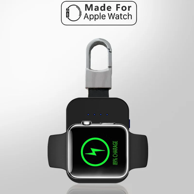 

Qi Wireless Charger For i Watch 2 3 4 950mah Power Bank For Apple Watch External Battery Pack Mini Wireless Charger Dock