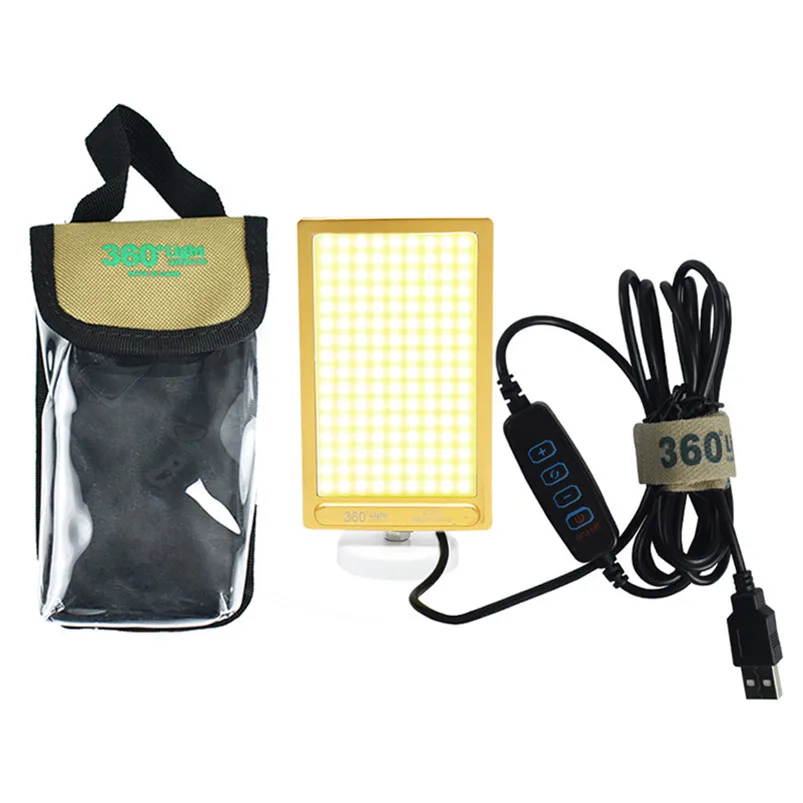 

20W LED USB interface Panel Light dimmable COB uber double color Bulb Tent Light off road cars Repair magnetic base work light