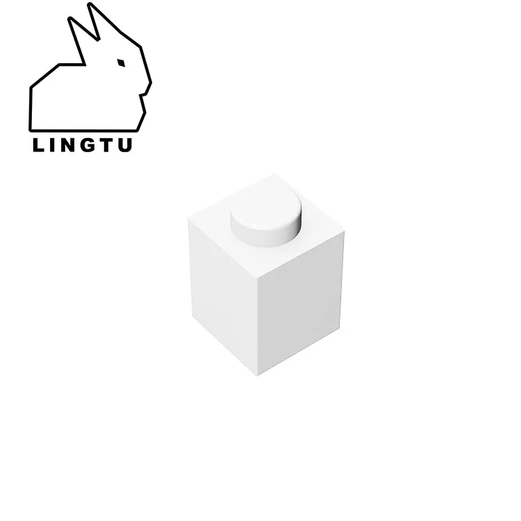 LINGTU строительный блок для бренда Fro Lego 3005 30071 35382 1x1 Развивающие детские