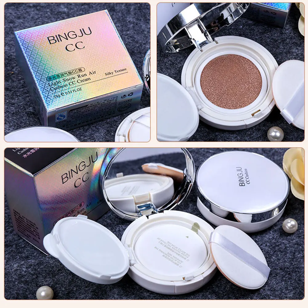 Консилер ВВ крем модный натуральный тональный крем CC Cream Air Cushion 15 г Косметика Красота осветляющая увлажняющая