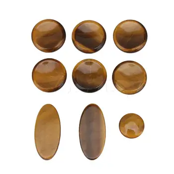 

Yibuy 9pcs Yellow Glossy Saxophone Key Buttons Replacement 2.5mm Thickness