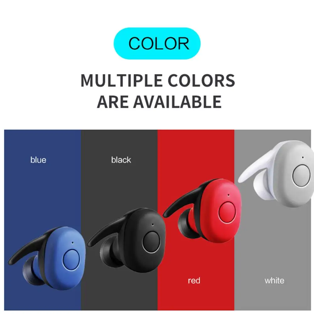 DT-1 мини-наушник bluetooth TWS V5.0 настоящие беспроводные наушники стерео водонепроницаемые спортивные наушники с микрофоном зарядная коробка