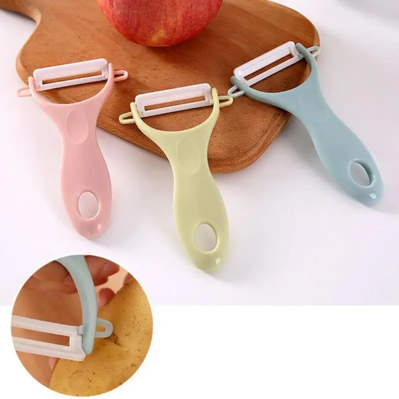 Creative Kitchen Vegetable Fruit Sharp Peeler Slicer Cutter Safe Ceramic Blade