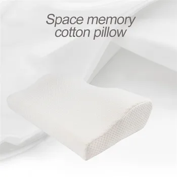 

Memory Foam Bedding Pillow Neck protection Slow Rebound Memory Foam Butterfly Shaped Pillow Health Cervical Neck size in 50*30CM