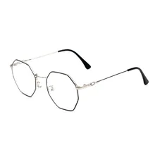 Европа и Америка ретро металл литературный многоугольник TR90 без градусов очки для чтения унисекс квадратные простые Новые плоские очки для чтения