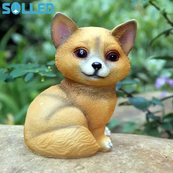 

Solar LED Light Cute Dog Shape Lamp Solar Powered Landscape Lawn Lights Animal Light for Outdoor Garden Decor