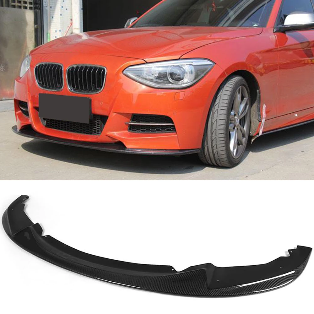 Передний бампер из углеродного волокна 1 серии спойлер для BMW F20 M Sport Hatchback 2 двери
